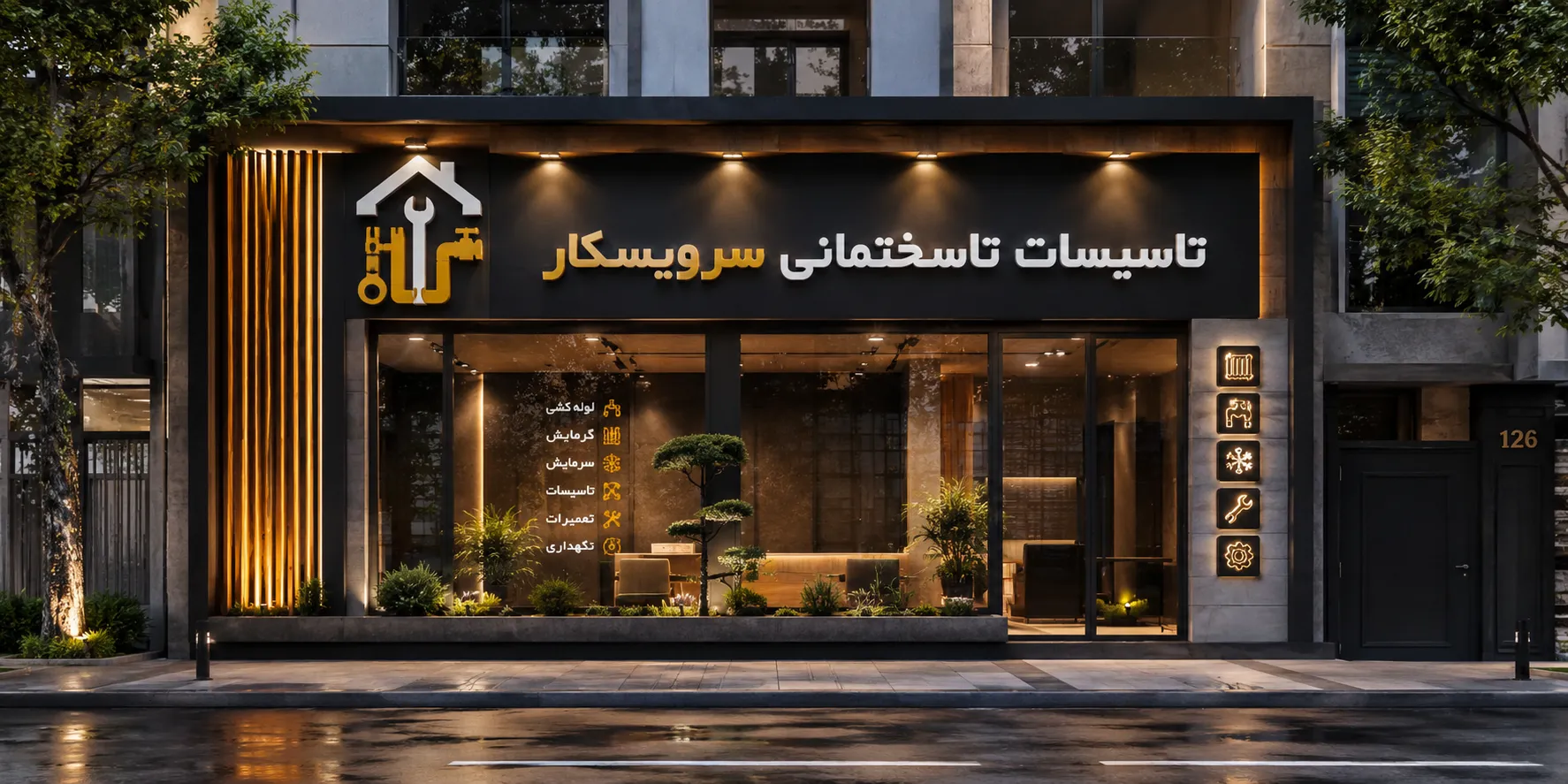 تاسیسات ساختمانی سرویسکار